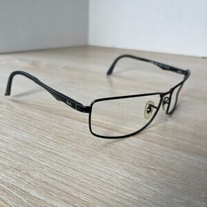 Ray-Ban RB3498 002/71 Black Rectangular Sunglasses FRAMES Flex Hinge 61-17-135